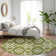 Premium Machine Washable Prisco Olive Rug