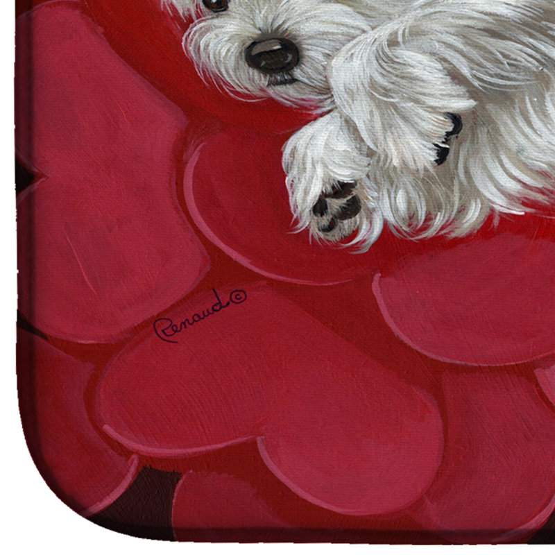 Tapis de séchage Westie