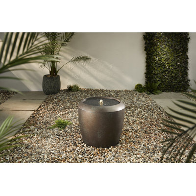 Weather Resistant Fountain with Light