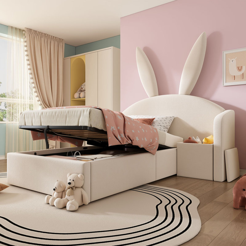 Bed, Beige