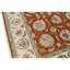 Wool Oriental Area Rug in Rust/Ivory/Gray