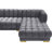 Velvet U-Shaped Sectional Symmetrical-666546601