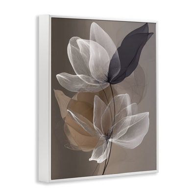 Espresso Garden Flowers Giclee Art, design by Annabelle Hall
