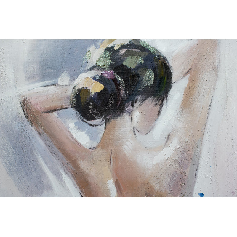 Hand -painted acrylic painting Señorita