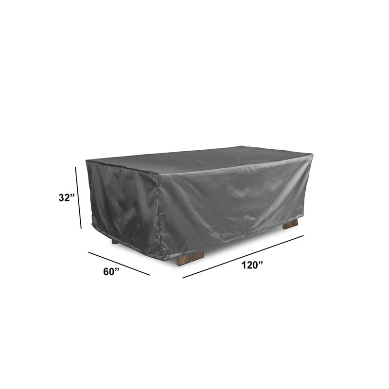 Patio Dining Set Cover, 32" H x 120" W x 60" D