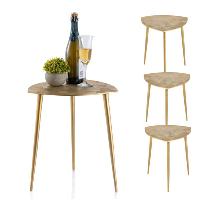 SVJ Side table Eyla - 40x40x45 cm - Metal - Set of 4