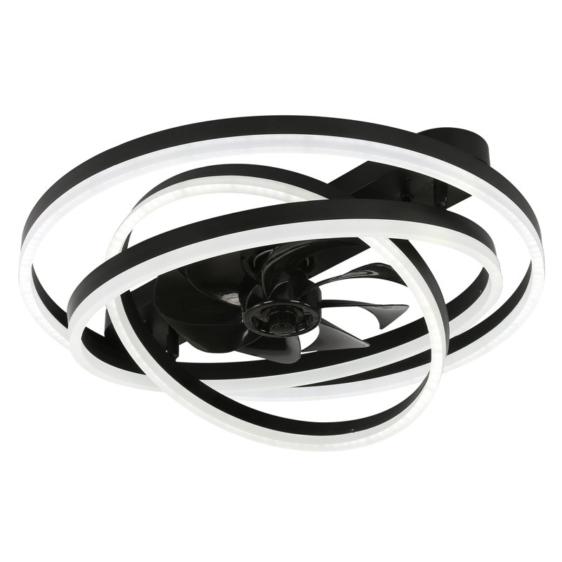 Ventilateur de plafond 24 po Hagensee, Noir