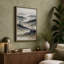 Misty Mountain Layers Japandi 1 Piece Wrapped Canvas Wall Art-426735104-426735358