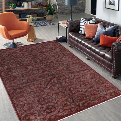 Wool Damask Rug