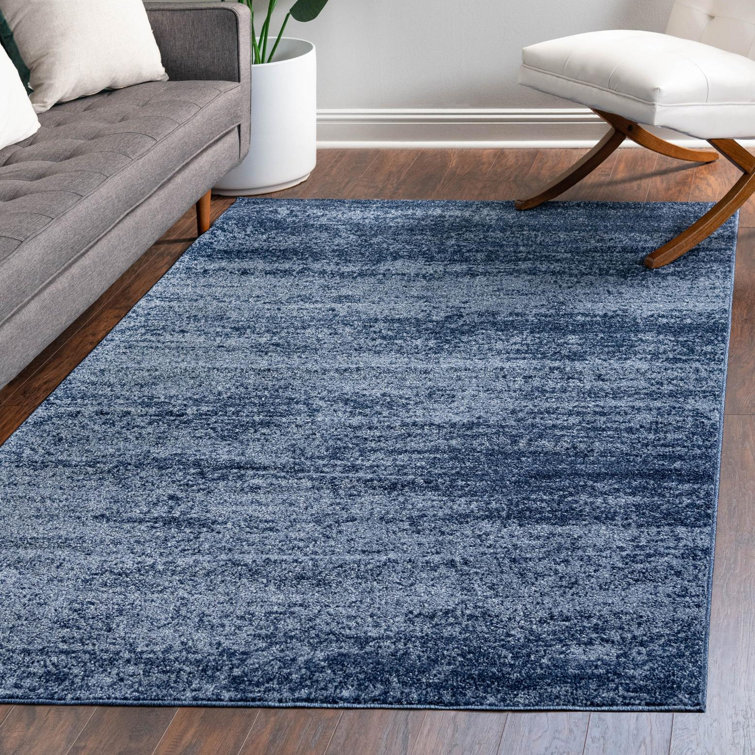 Tapis bleu marine Franchester