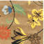 Tapis floral en laine et viscose touffeté à la main Soho-320287675