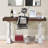 30-Inch Farmhouse Sofa Table With Pedestal Legs, Rustic Entryway Console For Living Room