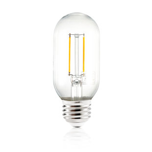 Ampoule à del de 25 watts, ampoules t14 del, ampoule à del, blanc chaud (2200k) e26/moyen (standard) base (Ensemble de 6)