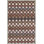 Abbott Hand Tufted Wool Geometric Area Rug in Brown