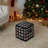 Gracie Oaks Buffalo Plaid 64-Count Ornament Organizer in Black and White