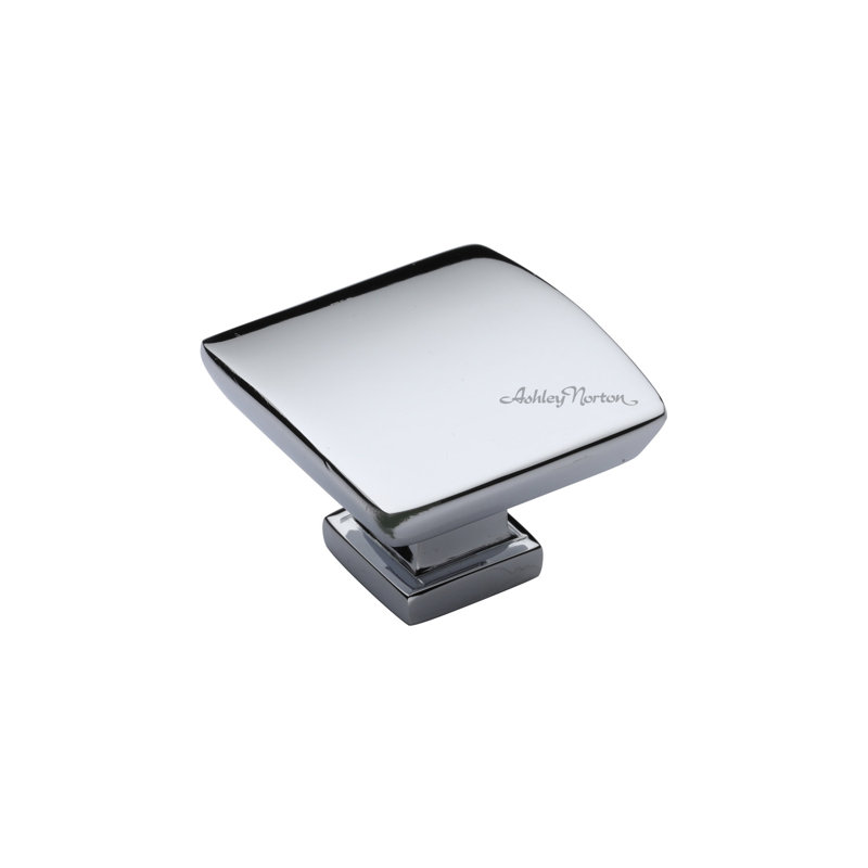 Poignée carrée Hudson, Chrome poli, 1 3/8″