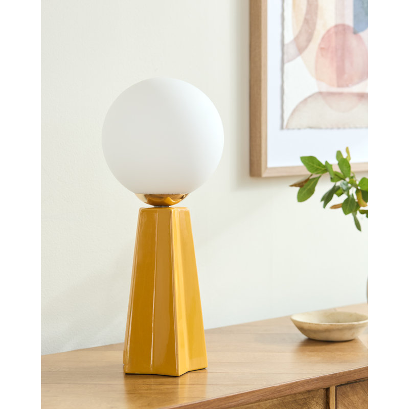 Lampe de table Fordbridge, Jaune