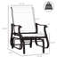 Fauteuil de jardin - cadre en acier blanc et surface en filet pour chaise de détente extérieure Avec siège de patio de construction. Capacité de 330 lb