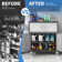 Ishia 29.5” W Metal Garage Storage Cabinet with Adjustable Shelves - Durable Tool Cabinet.