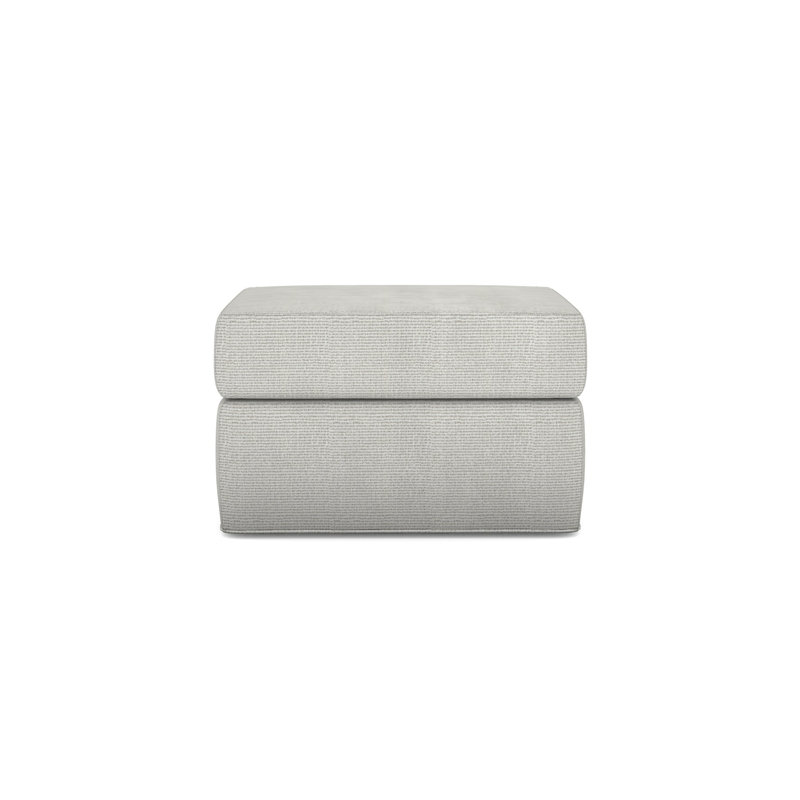 Fisher Base to Floor Ottoman, Callaloo Cotton