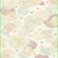 Tapis beige en polyester tissé à la machine Mele-584792921