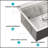 33*22*10 Inch Kitchen Sink Stainless Steel 16 Gauge Topmount Apron Front Kitchen Sink