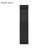 High Gloss Black Bathroom Storage Cabinet With Glass Doors And LED Light Strip
