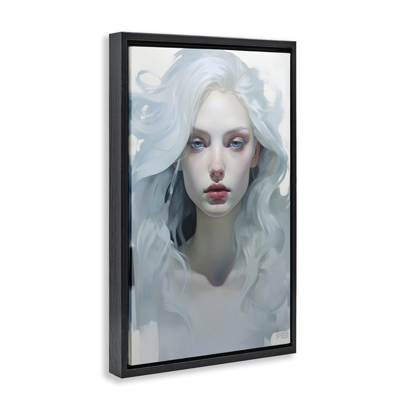 Toile flottante encadrée Flooater par Roozbeh Bahramali, Cadre flottant noir de jais, H 25 po x l 17 po