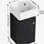 Petit comptoir de salle de bain avec lavabo 12 pouces, comptoir de salle de bain avec porte, petit comptoir de salle de bain avec lavabo