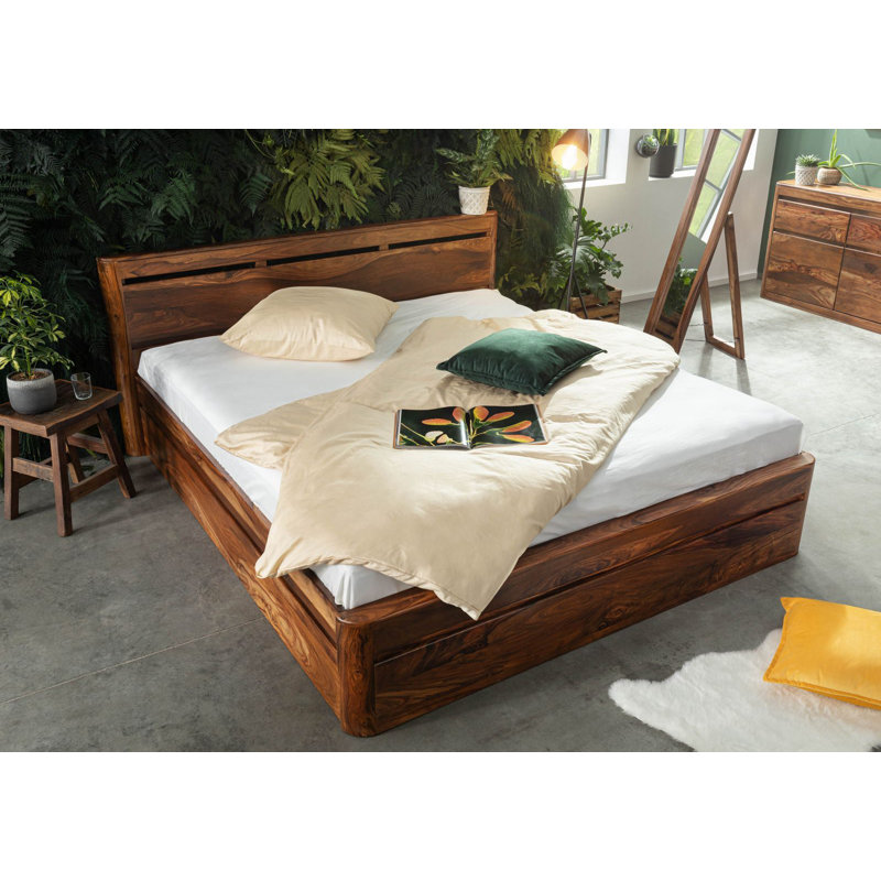 Toronto Solid Wood Bed, European Kingsize (160 x 200 cm)