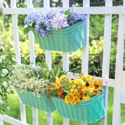 Pot de fleurs mural en plastique
