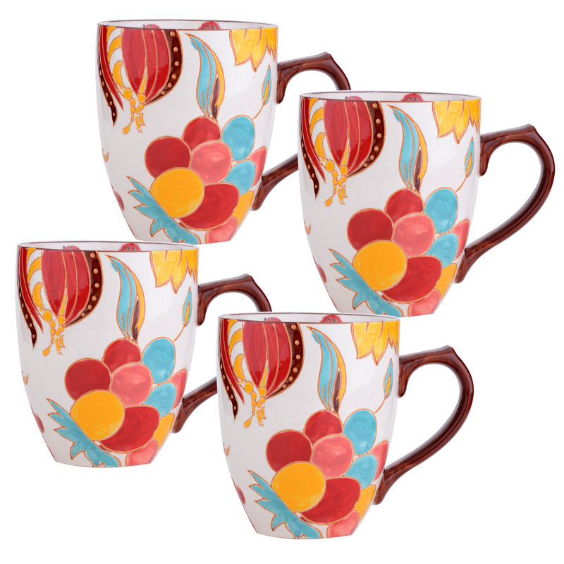 Dutch Wax Ceramic Coffee Mug