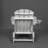 HDPE Folding Adirondack Chair With Dual Cup Holder - Durable, Weather-Resistant, And Easy To Store For Outdoor Relaxation-1354294182