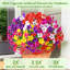 Artificial Fake Flowers For Outdoor, 12PCS Realistic Fake Outdoor Flowers Plants, UV Resistant Silk Faux Flower For Outside Front Door Porch Planters Patio Yard Garden
