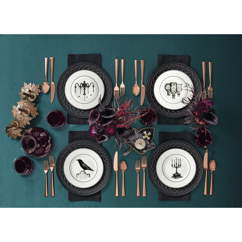 Lenox Vintage Halloween 4-Piece Dessert Plate Set