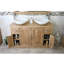 Eason 1230 mm Freestanding Double Vanity with Vessel Stone Basin-36939920