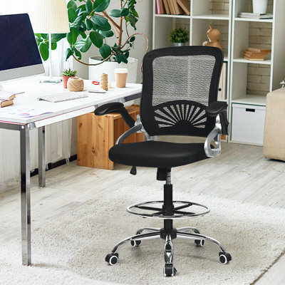 Chaise de dessinateur en maille mid Deana