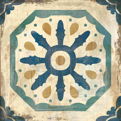 " Moroccan Tiles Blue XI " by Cleonique Hilsaca