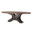 Rustic Revival Oval Solid Wood Dining Table