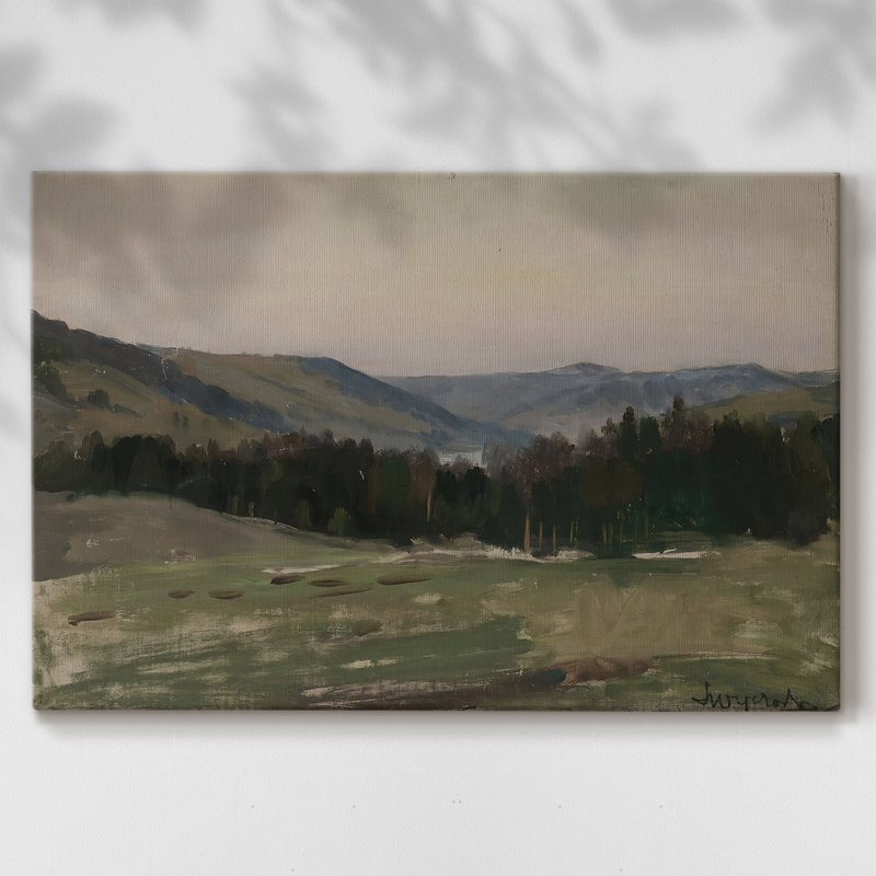 Paysages rétro - CCDXLVII - Cavas enveloppés de galerie, 8 x 12