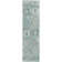 Machine Washable Indoor/Outdoor Xhevrie Seafoam Rug