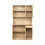 70,87 po de hauteur avec garde-robe et armoire de cuisine, avec 6 portes, 1 tablette ouverte et 1 tiroir-100755117