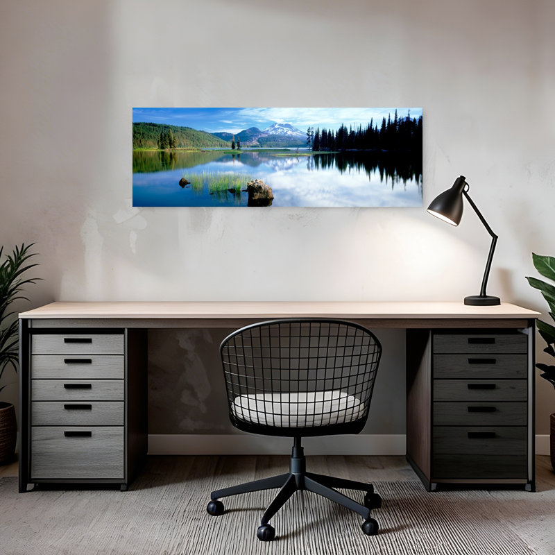 Cascade Mountains Oregon USA by Peter Adams - Wrapped Canvas Panoramic Print, 30.48 cm H x 91.44 cm W