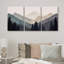 «Sun Mountain Landscape», œuvre abstraite de forêt neutre, images murales minimalistes modernes, impression sur toile encadrée, 3 pièces-75848175-119460499-75848176