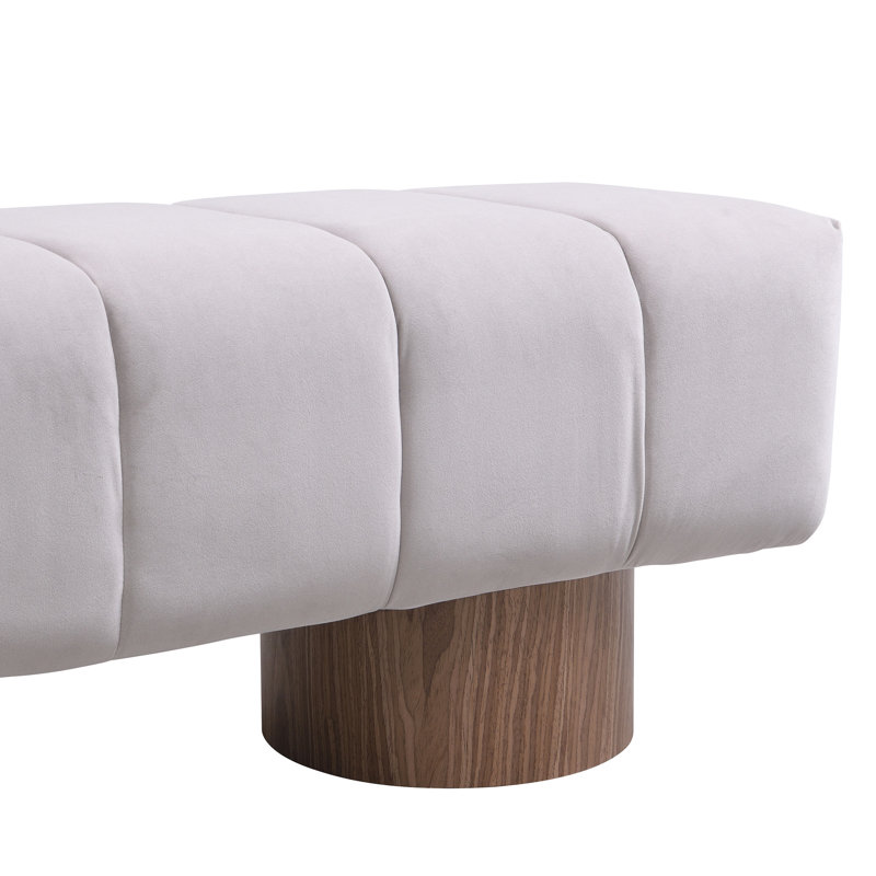 Banc à chaussures rembourré en tissu gris, capacité de poids de 300 lb, gris sans assemblage, assemblage, conception de plancher