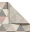 Stanchfield area rug Machine Woven Rectangle Grey/Rose-1634533272