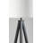 Athalene 61.5'' Black Tripod Floor Lamp