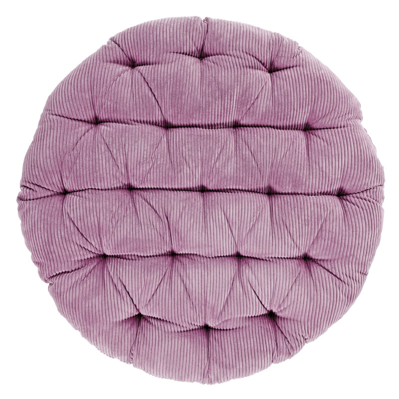 Coussin de siège d'intérieur texturé Papasan, L 48 po x P 48 po, Mauve Barrett