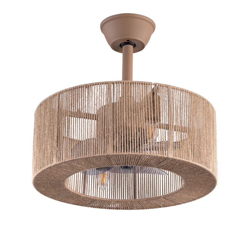 Agneda 18" Reversible Ceiling Fan with Remote Control