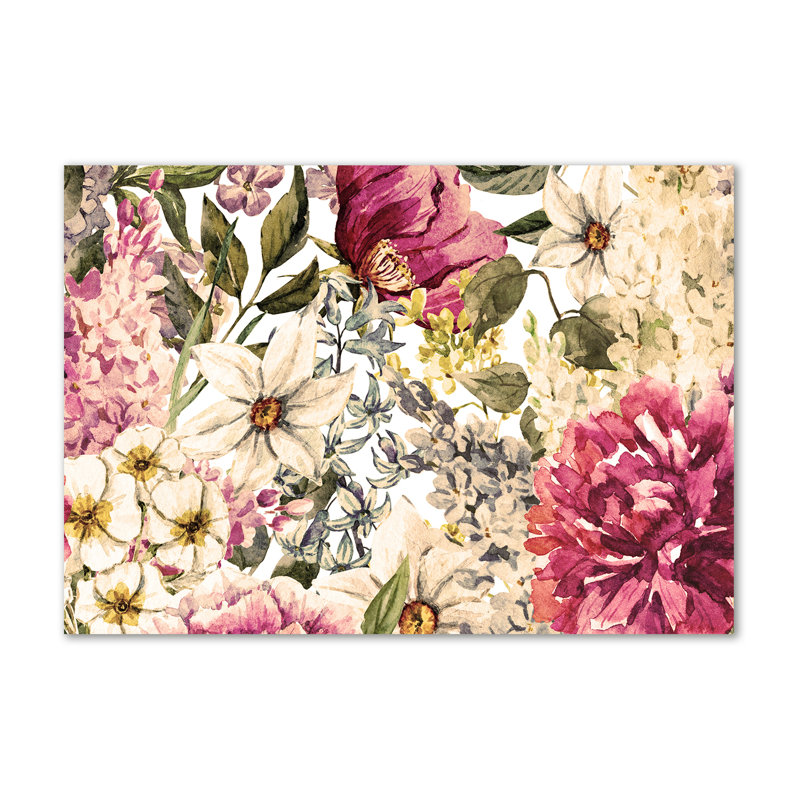 Floral Pattern - Wrapped Canvas Print